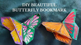 ORIGAMI BUTTERFLY BOOKMARK    ||   Easy Origami Bookmark Corner