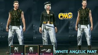 Free Fire New White Angelic Pant Leaks 2022 | White Angelic Male & Female Pant Full Review