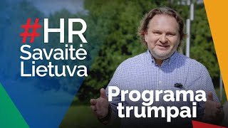 #HRsavaitėLietuva 2024 | Programa