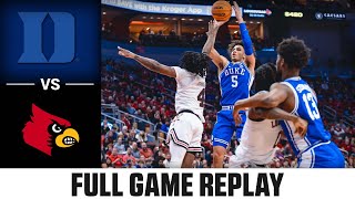 Duke vs. Louisville  Game Replay | 2023-24 ACC Men’s Basketball