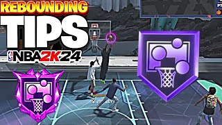 HOW TO GET EVERY REBOUND IN NBA 2K24 BECOME A SNAG GOD