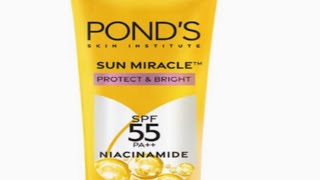 PONDS SUN MIRACLE Protect and bright SPF 55pa++ #skincare #ponds #sunscreen #happiness #l#summar