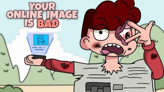 How to be cool on Internet | Your online image is worse | animated story time