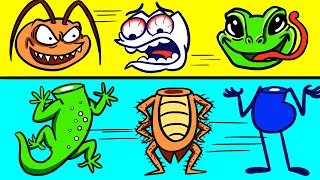 The Life Of Bug With Max! Body Swap Challenge | Funny Moments | Animated Short Films