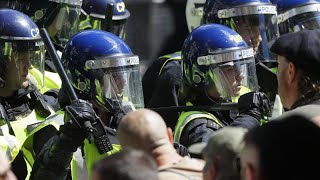 More than 100 arrested after far-right activists clash with police in London