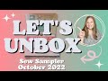 Unboxing the Sew Sampler October 2022 Quilt Subscription box!