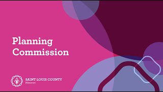 Planning Commission Public Hearing June 16, 2025 – STLCO 2050
