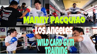 Manny Pacquiao Los Angeles training