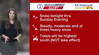 Northeast Ohio Forecast: Tracking incoming winter storm