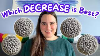 Crochet DECREASE Experiment: Regular vs. Invisible & Yarn Over vs. Under 🧶