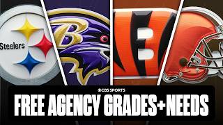 Free Agency Grades & Biggest Needs for EVERY AFC North Team | Steelers, Ravens, Bengals, & Browns