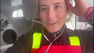 Violette Dorange, quel naturel! Dernières nouvelles depuis l'Indien, en pleine forme #vendeeglobe