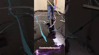 Install Epoxy Flooring - Galaxy Floor #countertopepoxy