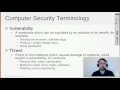 13  Computer Security Terminology (CCNA SEC 210-260)