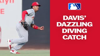 Chase Davis lays out to make the catch | 2023 Minor League Highlights