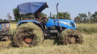 New holland 4710 4x4 pawar full video 😱😱😱 ll full tolly loding II #tractor #automobile #short 💫💫💫