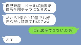 【LINE】義妹が私の車を盗んで新築中の建物に突っ込み、「自己破産するから損害賠償はいらないよw」と言った時の、彼女の浮かれた反応が気になる。