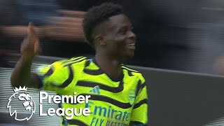 Bukayo Saka heads Arsenal 1-0 in front of Bournemouth | Premier League | NBC Sports