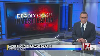 2 killed, 1 injured in head-on crash in Sampson County