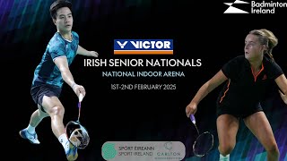 Court 1: VICTOR Irish Senior Nationals 2025 Day 2