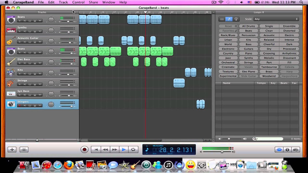 GarageBand Beats 1 - YouTube