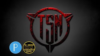 TSM Logo Design Tutorial in PixelLab || Uragon Tips