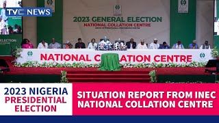Decision2023: Nifemi Oguntoye, Precious Amayo Give Situation Report From INEC Nat'l Collation Centre