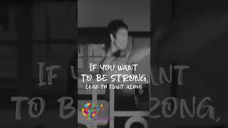 Be Strong... 💪 Bruce Lee Motivation. Motivational Status Video #Shorts #inspirational