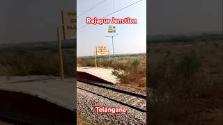 Rajapur Junction #rajapur #railway #travel #railway #train #telangana #reels #reelsvideo