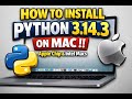 How to Install Python 3.14.3 on macOS !! Apple Chip & Intel Supported.