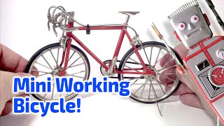 1/10th SCALE WORKING BICYCLE Miniature by Mytek - really works!