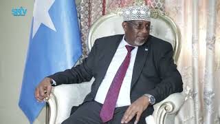 Guddoomiyaha Golaha Shacabka oo gaaray Magaaladda Garoowe ee xarunta maamulka puntland.