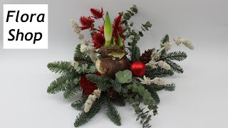 Amaryllis im Topf für eine schöne Weihnachtsdeko kaufen ❁ Deko Ideen mit Flora-Shop