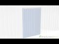 how to install pvc strip curtains maximum overlap 200mm x 2mm soffit fix