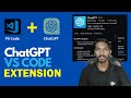 How to setup chatGPT in vscode || How to Install chat gpt in vscode || How to use chatgpt in vs code