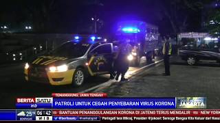 Antisipasi Covid 19, Polres Temanggung Patroli Bubarkan Keramaian