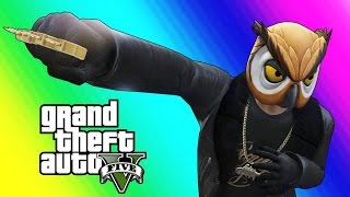 Vanoss - GTA 5線上版有趣時刻：手指虎與射手手槍個人戰（Funny Moments Brass Knuckles \u0026 Marksman Pistol Free For All! ）