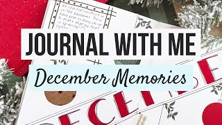 Journal With Me | December 2021 Memory Page in my Bullet Journal | Memory Keeping