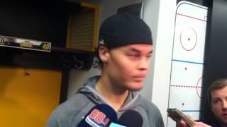 Bruins Tuukka Rask talks 3-1 win over Leafs