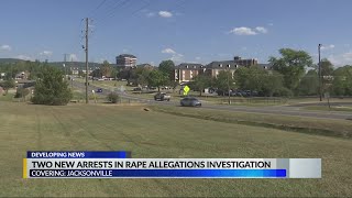 2 new suspects arrested in JSU rape investigation, bringing total number to 12 suspects