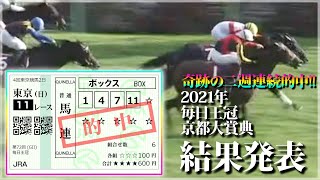 【結果発表】2021年-毎日王冠、京都大賞典