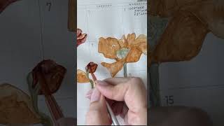 FLOWERS IN BLOOM, Even in January? Yes, With Mona's Watercolors #art #planning #painting #artsupply