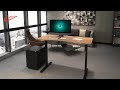 crank manual height adjustable desk