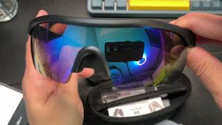 Unboxing Ghostek SHADES Open Ear Wireless Audio Sunglasses with Built-In Mic, IPX5 Water Resistant