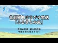 北朝鮮向けラジオ放送「ふるさとの風」（令和6年度第9回放送・2024 5 27～）