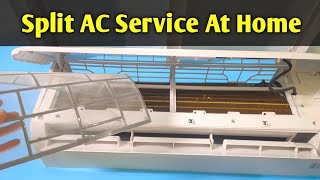 Lloyd Split AC Service At Home || How To Service AC