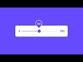 Custom Animated Range Slider using HTML CSS & JavaScript