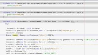 Java prog#79. Reports : Itext :Add Image or Picture