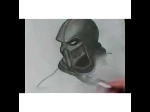 How To Draw Noob Saibot - Mortal Kombat Short - YouTube