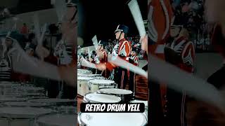 RETRO DRUM YELL!  Check out the ending!!!  #jig2  #drumline #marching #shorts